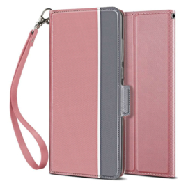 Just in Case Samsung Galaxy A70 Fashion TPU Wallet Case - Rose Gold