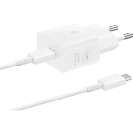 Samsung USB-C PD Wall Charger 25W + USB-C Cable White Bulk