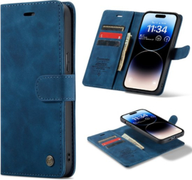 Casemania 2-in-1 Boekje Donkerblauw