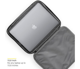 Accezz Modern Series Laptop & Tablet Sleeve 15-16 inch - Zwart