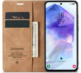 Casemania Hoesje Geschikt voor Samsung Galaxy A26 bruin