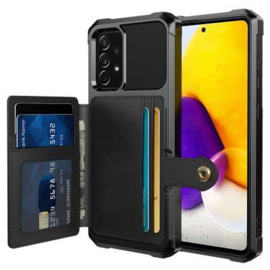 Just in Case Magnetic Card Holder Hybrid Case Samsung Galaxy A53 black