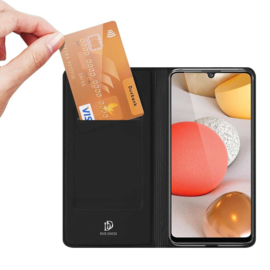 DUX DUCIS Samsung Galaxy A42 Wallet Case Slimline - Black