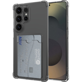 Just in Case KickImpact Case - Samsung Galaxy S25 Ultra - TPU Impact Back Cover - (with cardslot) - Clear