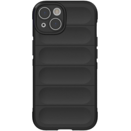 Just in Case iPhone 14 Shockproof Shell Soft TPU Case - Black