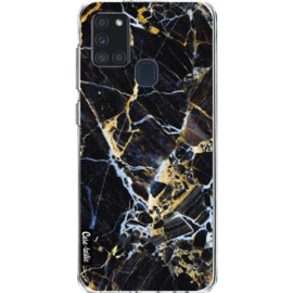 Casetastic Softcover Samsung Galaxy A21S (2020) - Black Gold Marble