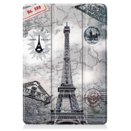 Just in Case Apple iPad 10.2 2019/2020 Smart Tri-Fold Case (Eiffel Tower)