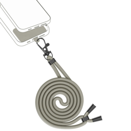 Valenta Universal Phone Lanyard - Snap Grey