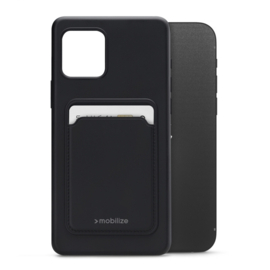 Mobilize Rubber Gelly Card Case Apple iPhone 12/12 Pro Matt Black