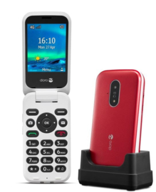 Doro 6820 Seniorentelefoon 4G rood