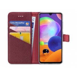 My Style Flex Wallet for Samsung Galaxy A31 Bordeaux