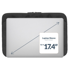 Mobilize Waterresistant Laptop Sleeve up to 17.4inch Black