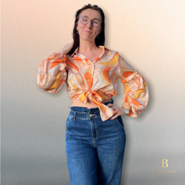 Blouse Bella oranje