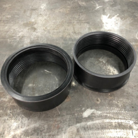 Rubber flanges for PU hose d=250mm