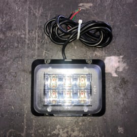 LED flitslamp amber verticale montage