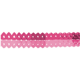 Mini guirlande roze - 2 stuks