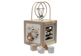 Houten Activiteitenkubus 15x15x15cm