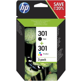 HP 301 ink combo 2pack bk/cl