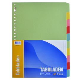 Primera Tabbladen 23R 10 delig karton