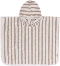 Badponcho Stripe Terry - Olive Green - GOTS