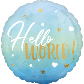 Hello world! - Blauw - Standard