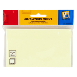 Zelfklevende memo's 127 x 76mm