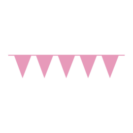 Vlaggen banner roze