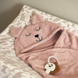 Wikkeldeken Bear Boucle Wild Rose