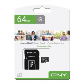 PNY Micro SD class10 64gb PP + adap