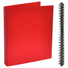 Ringband A4 23-rings rood