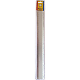 Liniaal 30cm aluminium