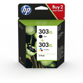 HP 303 ink combo 2pack bk/cl