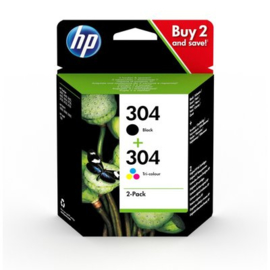 HP 304 combo 2pack ink bk/cl