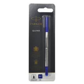 Parker rollerballvulling blauw middel Quinkflow