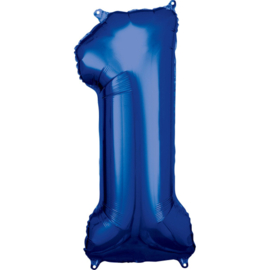 Cijfer 1 - Blauw