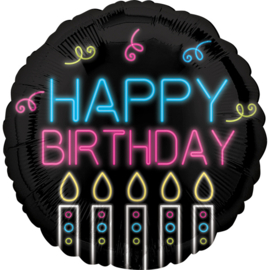 Happy Birthday - Neon - Standard