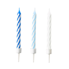 Kaarsjes blauw