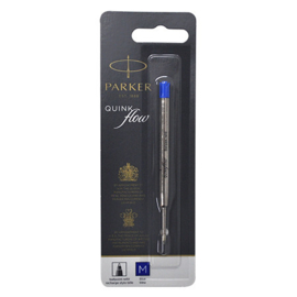 Parker balpenvulling blauw middel Quinkflow