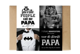 Doosje Miniposters Papa
