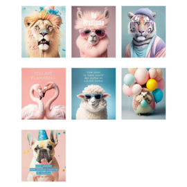 Doosje Miniposters Llama