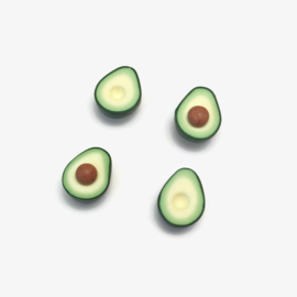 B-keuze avocado magneten, handgemaakt van klei
