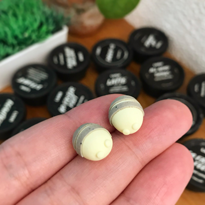 Lush inspired Scrubee earrings