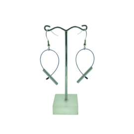 geanodiseerd aluminium hang oorbellen
