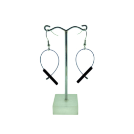 geanodiseerd aluminium hang oorbellen
