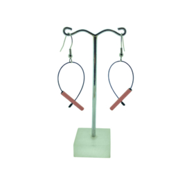 geanodiseerd aluminium hang oorbellen