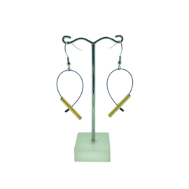 geanodiseerd aluminium hang oorbellen