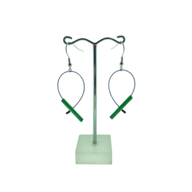 geanodiseerd aluminium hang oorbellen
