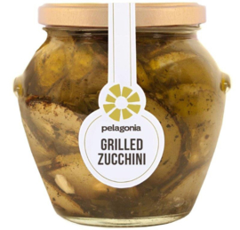 Vegan Pelagonia Antipasta Grilled Courgette Slices