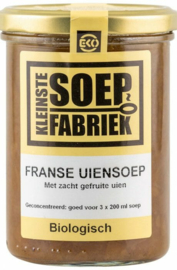 Vegan BIO Franse Uiensoep Kleinste Soepfabriek