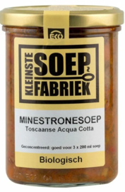 Vegan BIO Minestronesoep Acqua Cotta (Toscaanse Herdersoep) Kleinste Soepfabriek